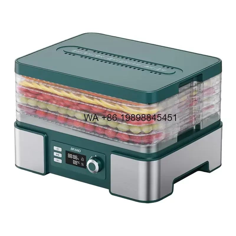 Wmwmnu New 400W Plastic Small Vegetable Dehydrator with 48H Timer and 35-70 Degree Temp Control for Healthy Food