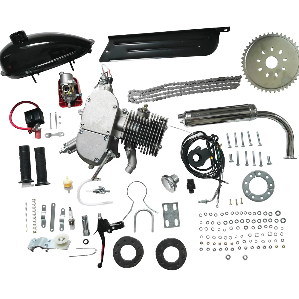 

Electric start 48cc 49cc 50cc 60cc 66cc f80 100cc 80cc 2 stroke gas bike gasoline motor bicycle engine kit parts