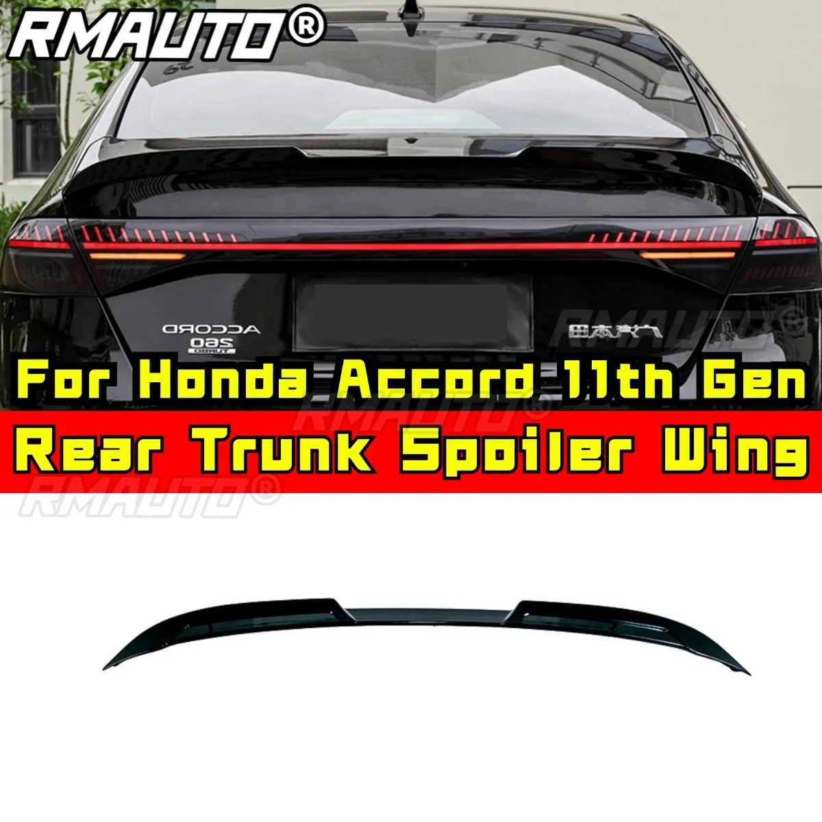 

Car Rear Bumper Lip Rear Bumper Splitter Diffuser Bumper Protector Body Kit For Honda Accord 11th Gen Car Accessories