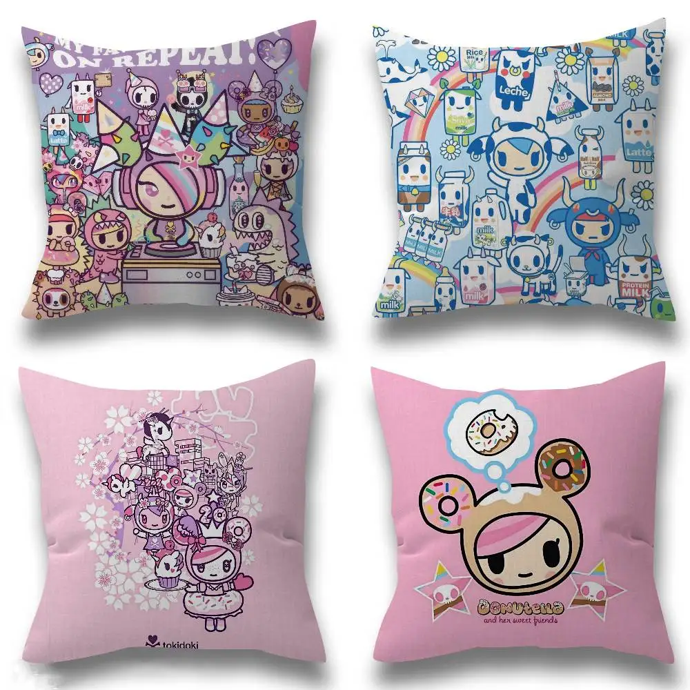 Japan Tokidoki cartoon  Cushion Cover 30x50 Polyester Sofa Cushions Decorative Throw Pillows Home Decoration Pillowcover
