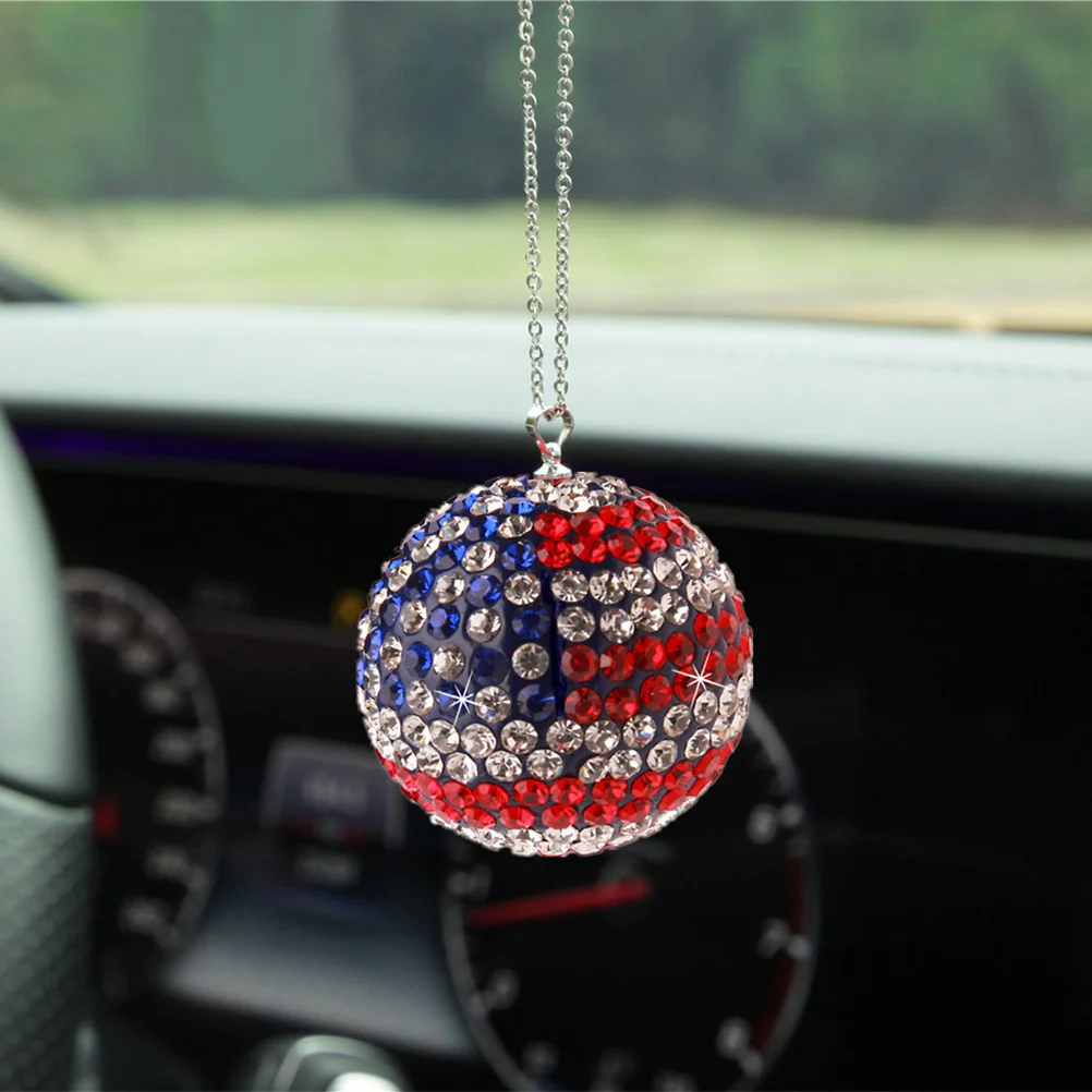 Car Pendant Hanging Decor for Interior Ornament Accessories Decoration Rhinestone Auto