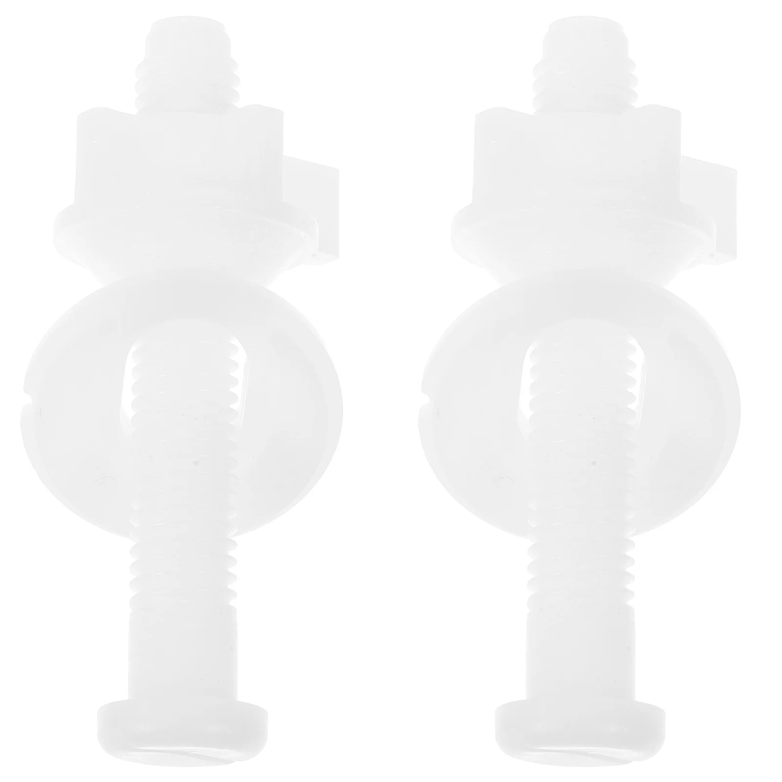 

2pcs Seat Bolts Nuts Washers Universal Replacement For Toilet Lid High-Strength Fasteners Durable Toilet Fittings Hardware