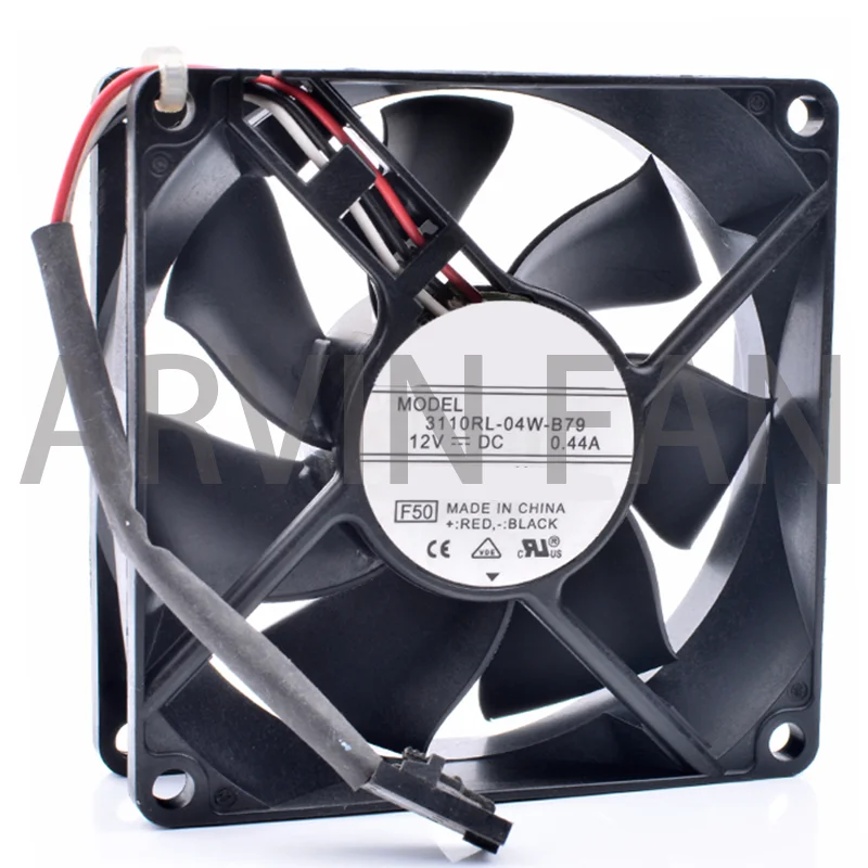 

Brand New Original 3110RL-04W-B79 8cm 8025 80mm Fan 12V 0.44A Server Chassis Power Cooling Fan