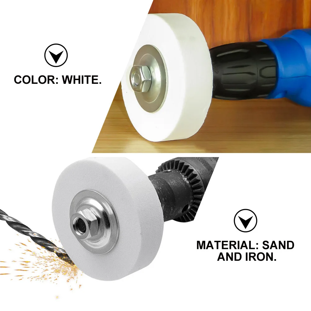 금속 연마용 화이트 코런덤 그라인딩 휠 샌딩 디스크 전기 드릴 연마 키트 그릿 휠 도구 액세서리
