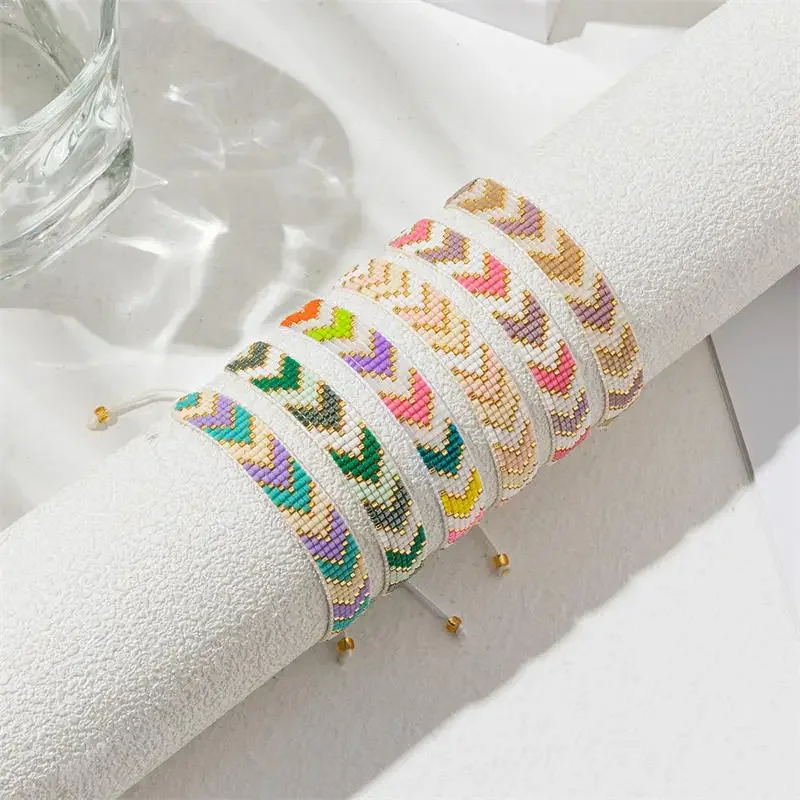 

ALIYA Boho Beaded Bracelet for Women Adjustable Rope Bangle Fashion Colorful Exquisite Bracelets Friendship Jewelry Wholesale