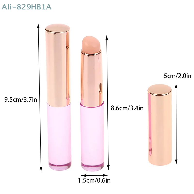 Siliconen Lipborstel Schuine Concealer Make-Up Borstel Tool Draagbare Ronde Kop Als Vingertoppen Q Zachte Lippenstift Borstel Concealer Borstel