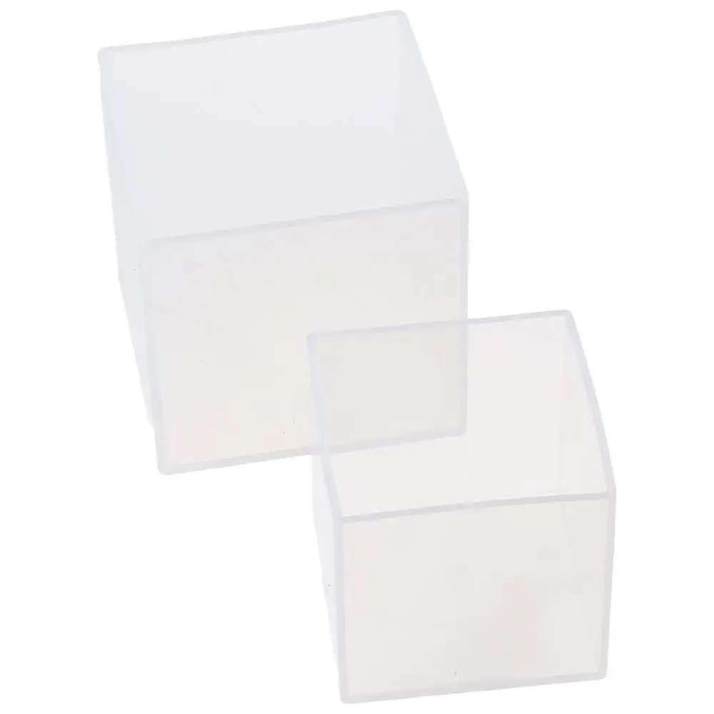

cube casting molds 3inch square silicone mold 4inch transparent molds for resin epoxy for resin casting