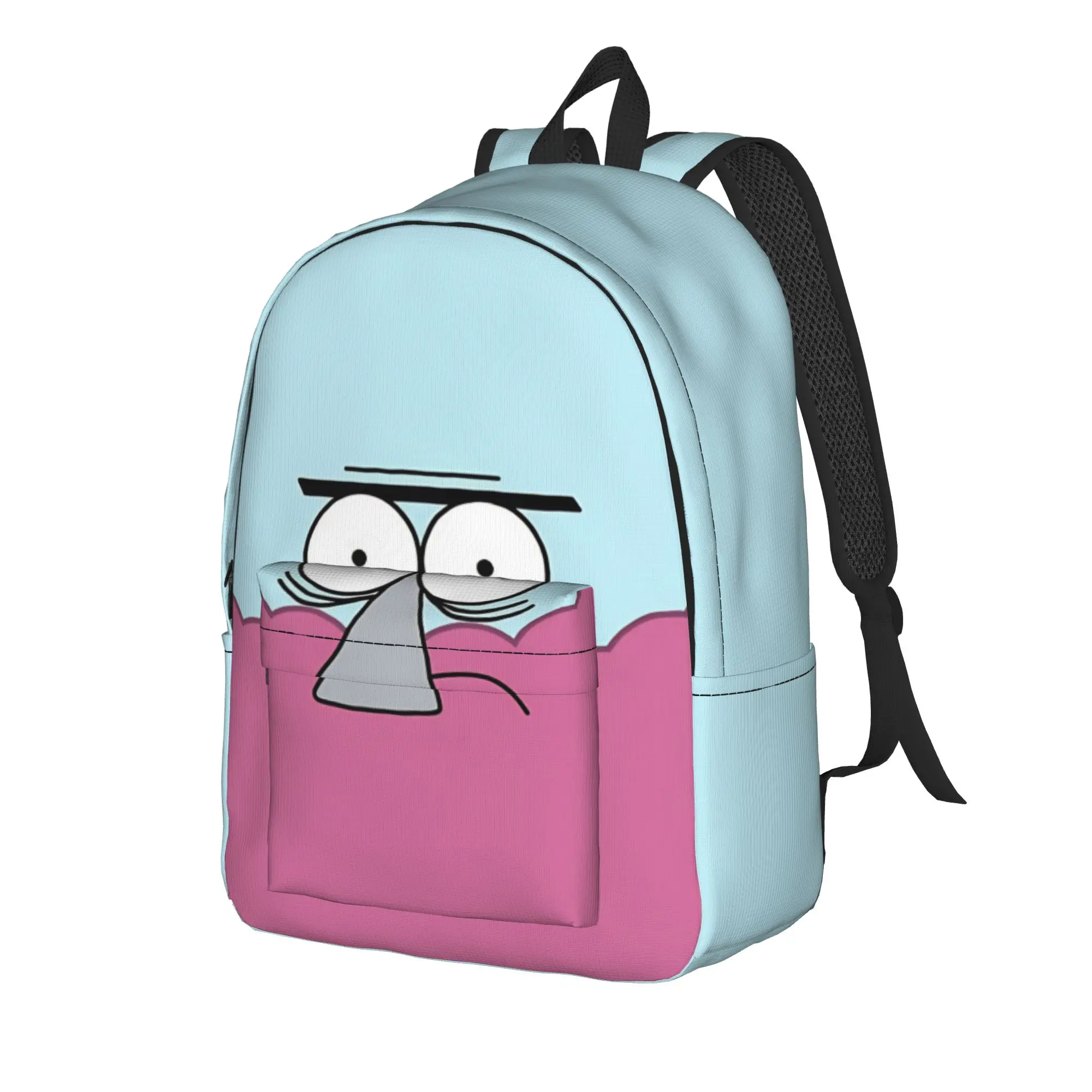 Back to school season Dual-Use vibrant couple character Knapsack R-Regular show Couple Schoolbag Backpack