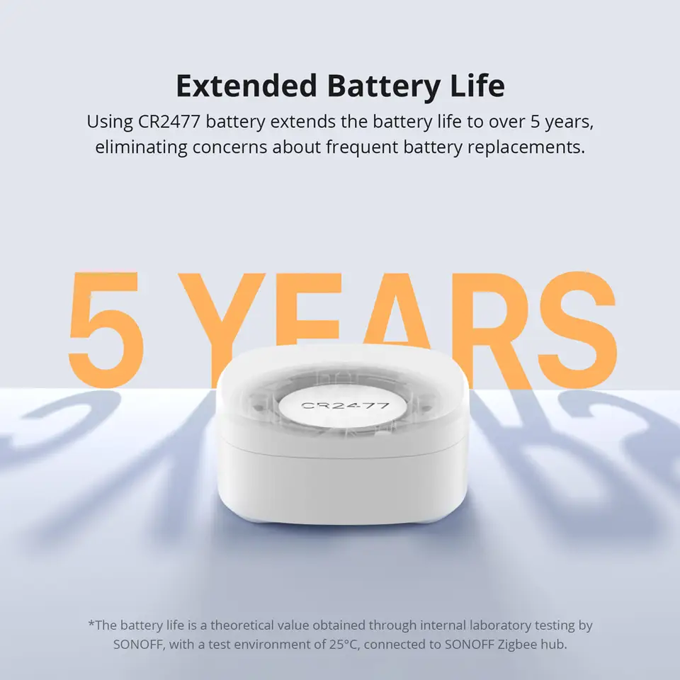 SONOFF SNZB-05P مستشعر تسرب المياه الذكي Zigbee كشف التسرب والتقطير تنبيه في الوقت الفعلي عبر eWeLink وAlexa وGoogle - 5