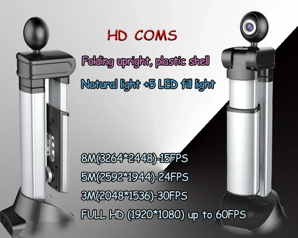 Scanner per documenti portatile ad alta velocità 2025 Uscita fotocamera A3 Scanner per libri di pixel di grande formato da 8 MP per biblioteca di uffici