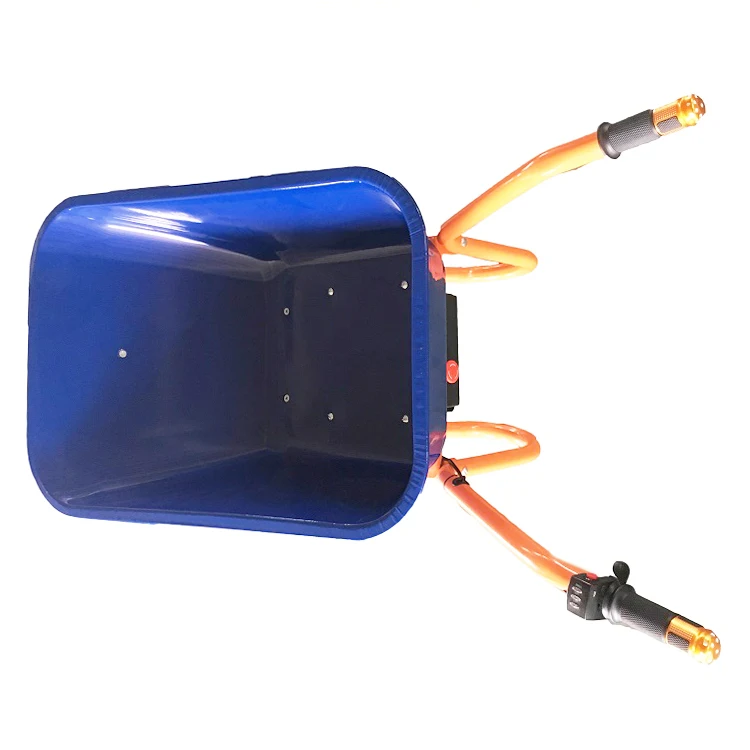 【Best-selling】150kg Load Electric Single Wheel Hand Trolley Cart Electric Battery Electric Wheelbarrow - Image 5