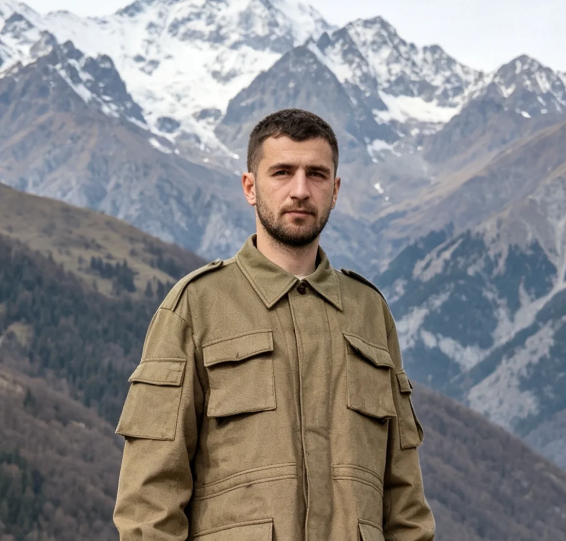 Outdoor vintage Soviet Caucasus Green 82 Edition Afghan Card Field Suit Summer Set Workwear