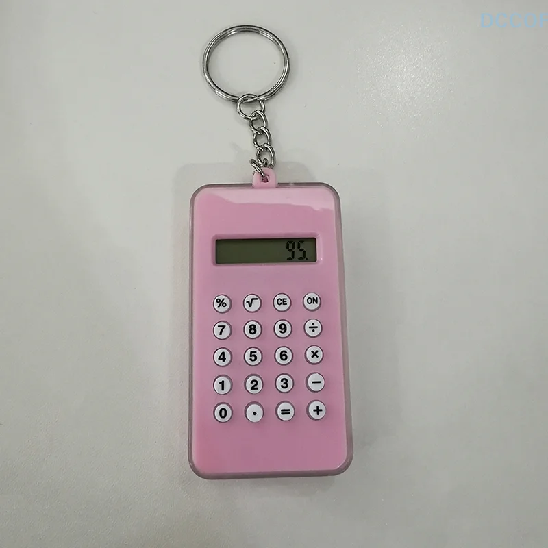 Portable Digital Calculator Mini Maze Calculator Creative Keychain Office Supplies For Children