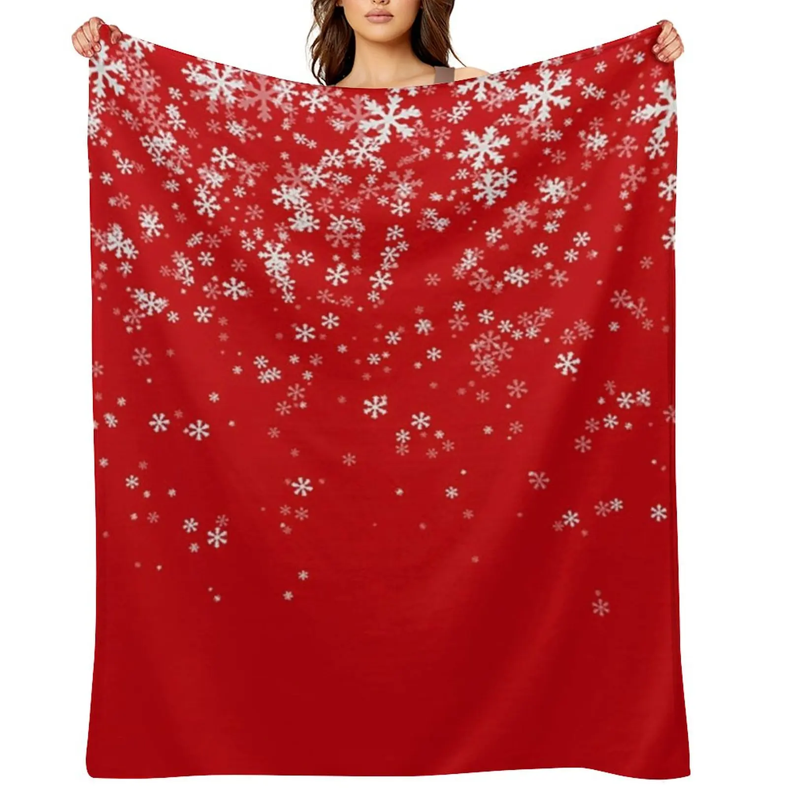 Snow Throw Blanket Multi-Purpose Bed covers Thins Heavy Blankets