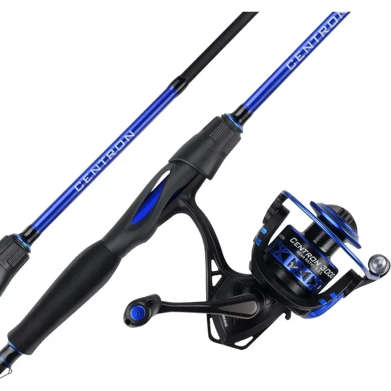 

Fishing Rod and Reel Combo, Spinning & Baitcasting Combos,Stainless Steel Guides with Ceramic Rings