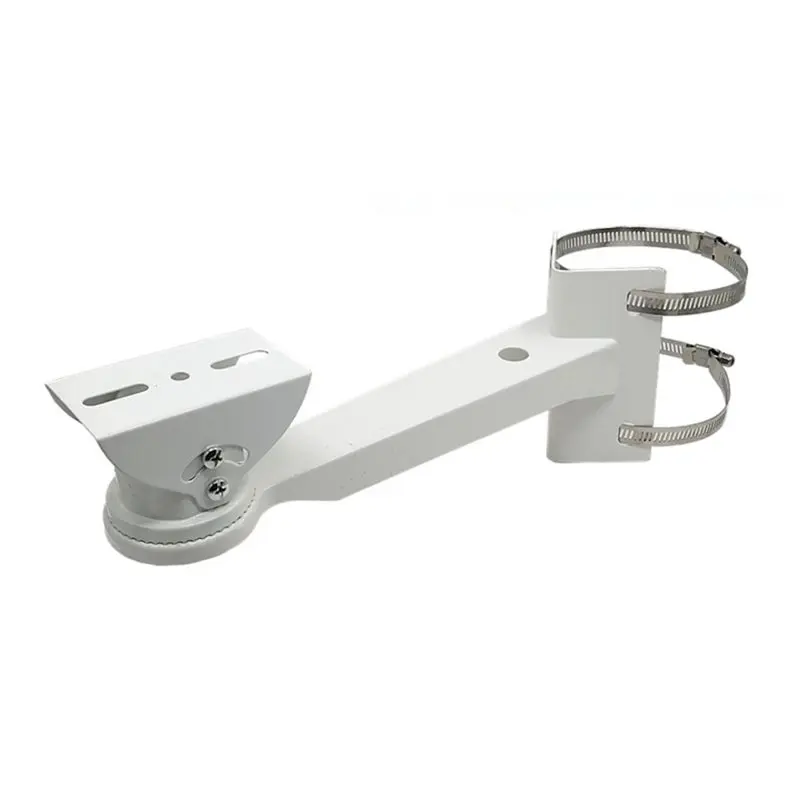B68C Universal Outdoor Security Camera Mount Bracket With 30CM Clamp For Monitoring Hoop CCTV Cameras