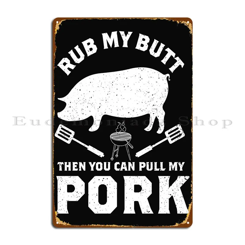 Bbq Grill Smoker Meat Metal Plaque Poster Mural Living Room Mural Designs Wall Mural Tin Sign Poster