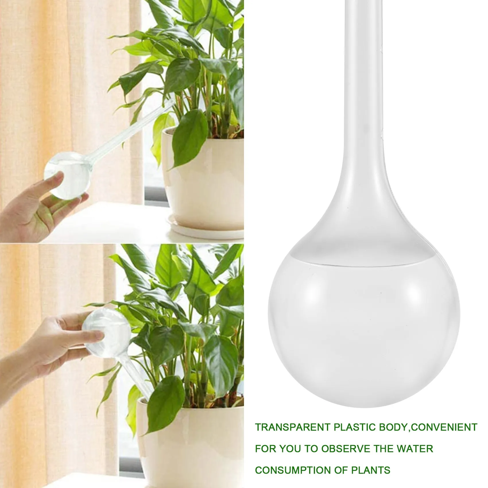 20 Stück Pflanzen bewässerungs birnen klare selbst bewässernde Globen automatische Wasser bälle Gerät Urlaub Zimmer pflanze Topf birnen