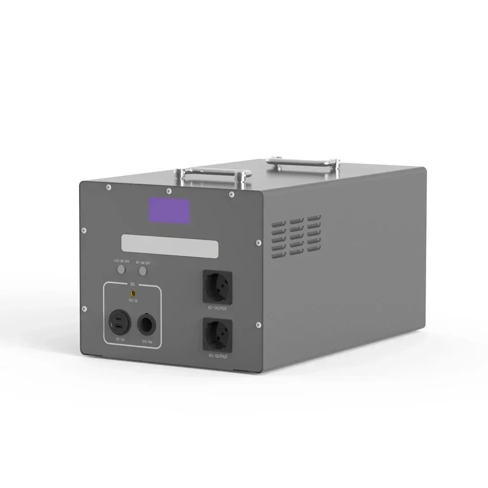 휴대용 리튬 배터리 보조배터리 (USB Type-C DC AC 비상 전원 공급 장치, 3000W 정격 출력, 실외 및 가정용)