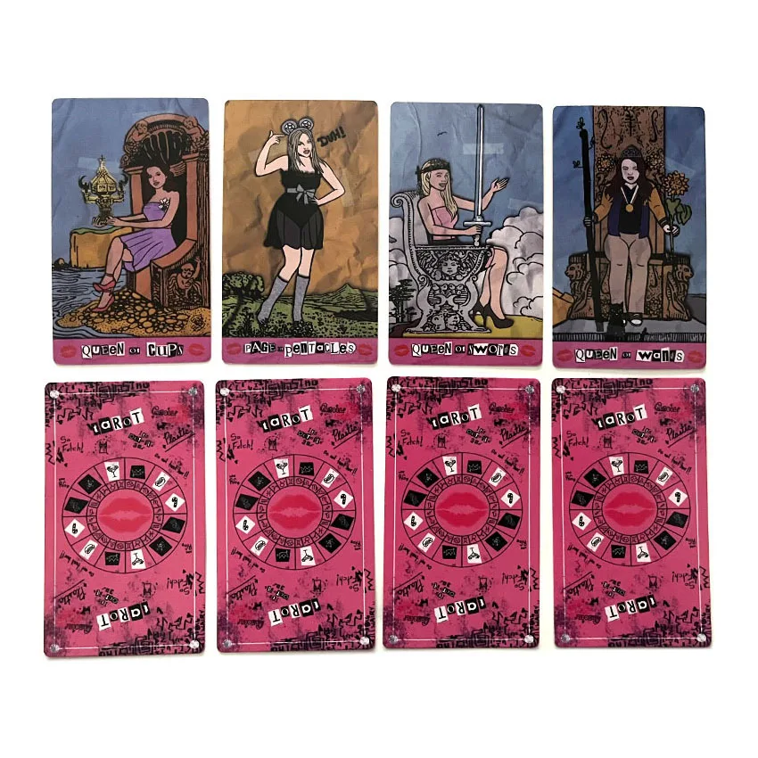 12x7cm  A MEAN Girls Tarot Card Games