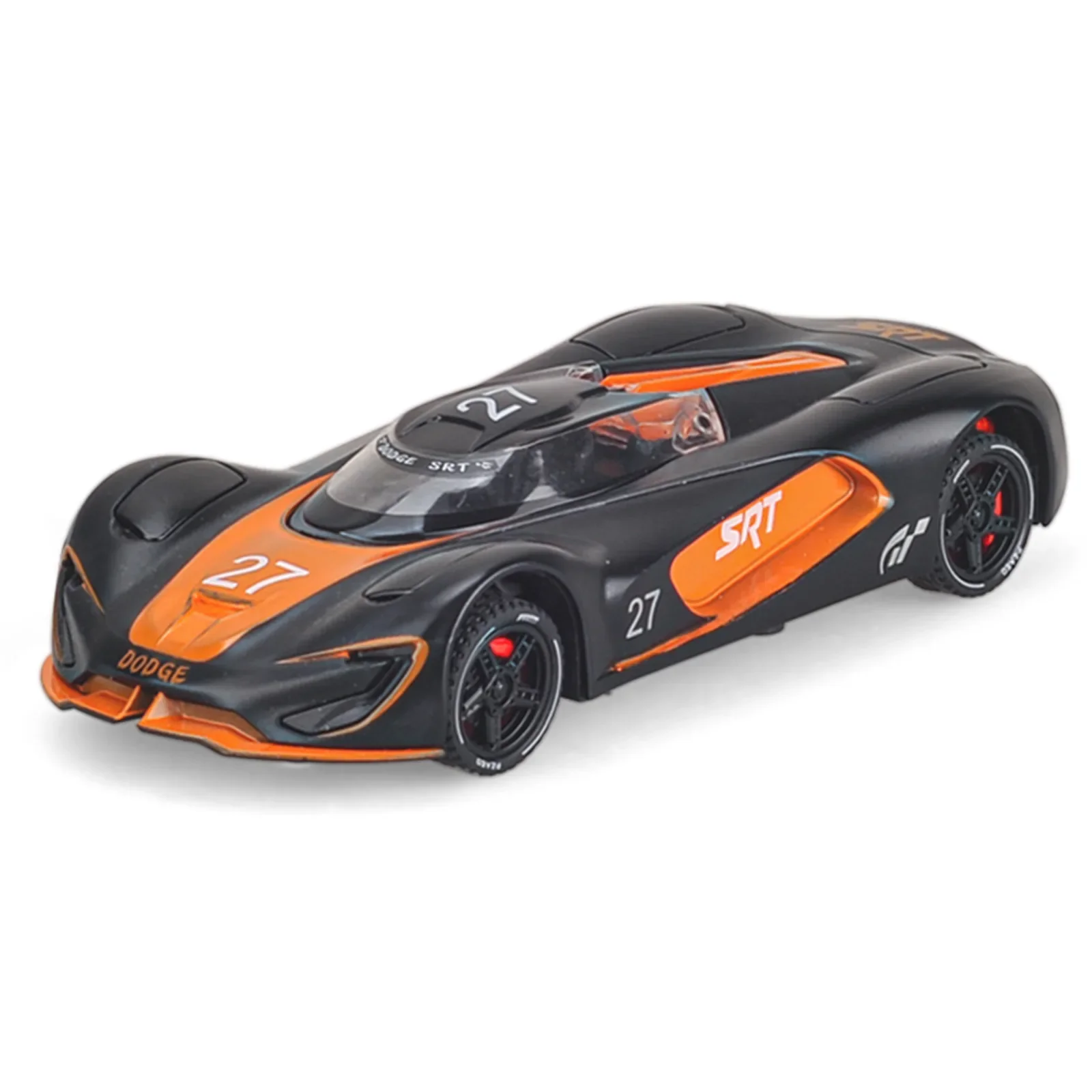 1: 32 Dodge SRT Battle Axe Lega Supercar Modello Track Edition Ritorno della luce Squisita collezione avanzata Ornamenti Modelli di auto