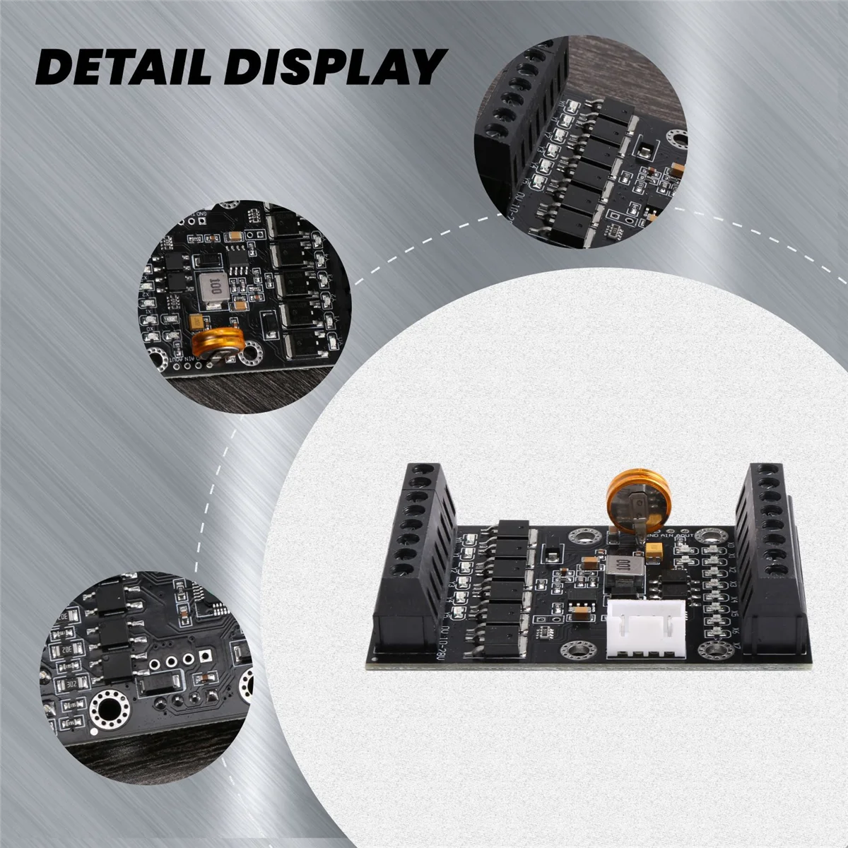 Placa de Control Industrial PLC, módulo de relé de retardo de FX1N-14MT Simple