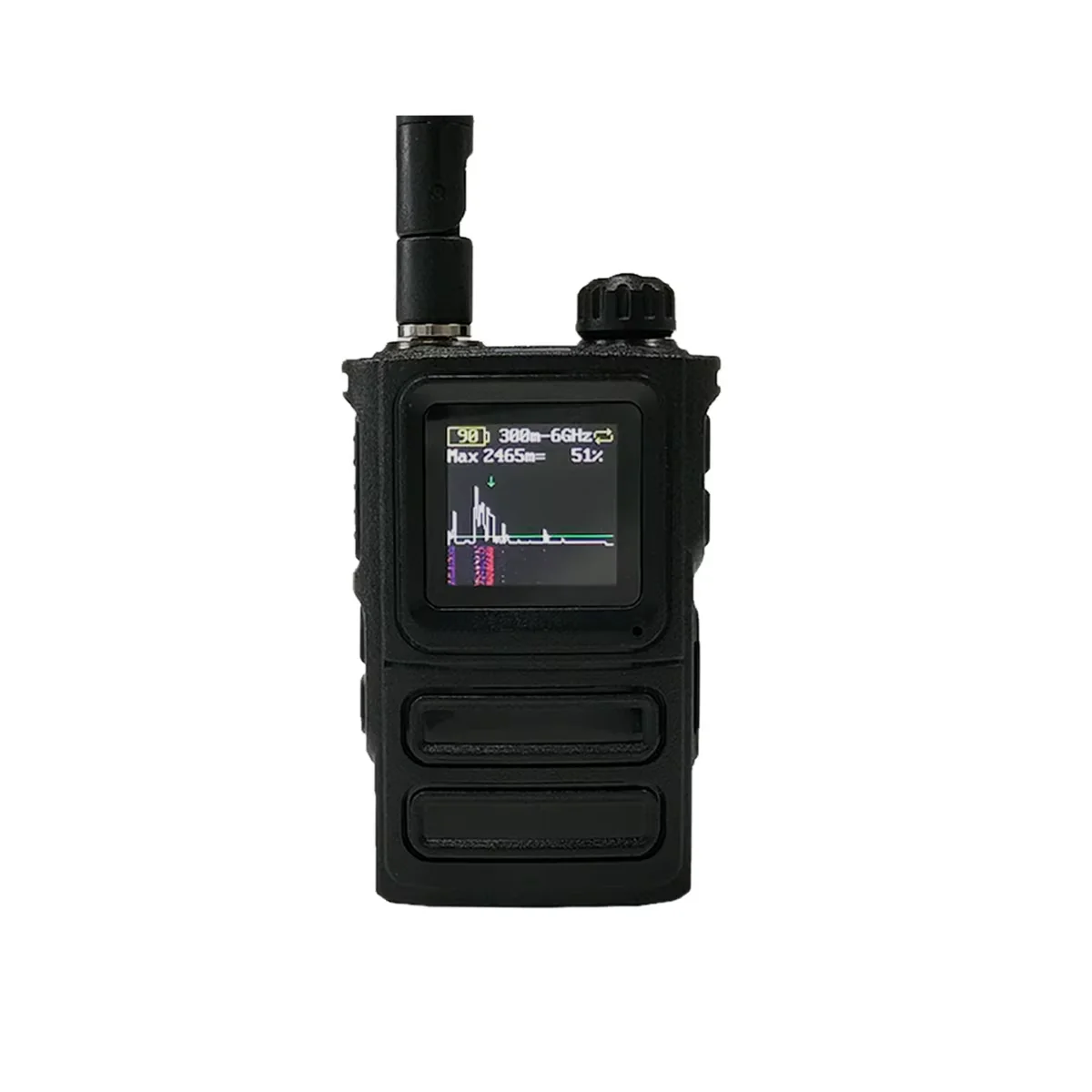 300MHz-6GHz 1km 300M-6G Portable Ultra-wide Full-Band Antenna Durable Handheld Dr-one Detection System Type-C Charging 15h