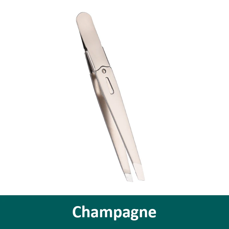 卸売眉毛ピンセットヘアビューティーヘアと細い眉毛毛ステンレス鋼斜め眉毛クリップ除去メイクアップツール