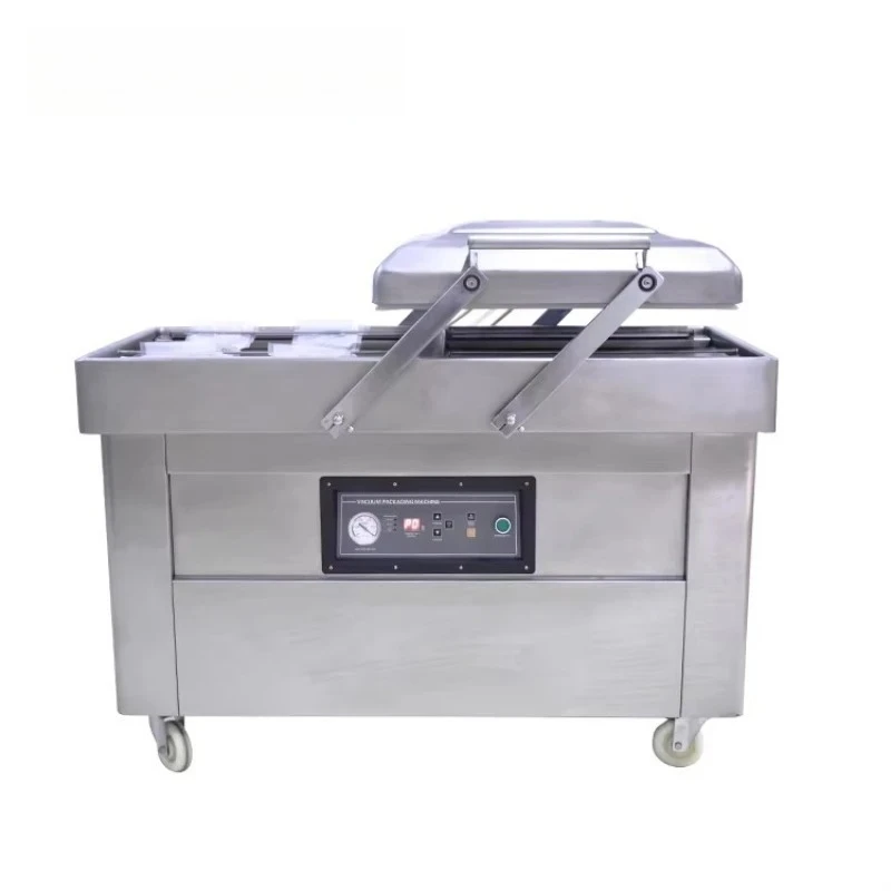 DZ400/2SB Double Chamber Vacuum Packaging Machine Electric Food Tray Sealing Machine