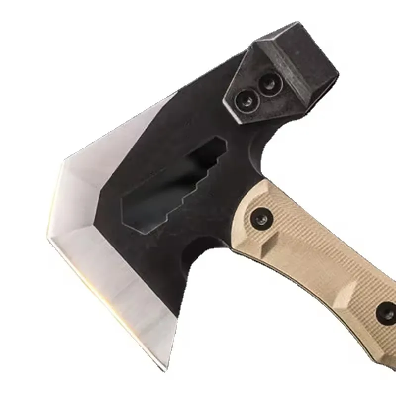 Outdoor Multi Tools Survival Camping Hatchet TPR Rubber Handle Hammer Axe