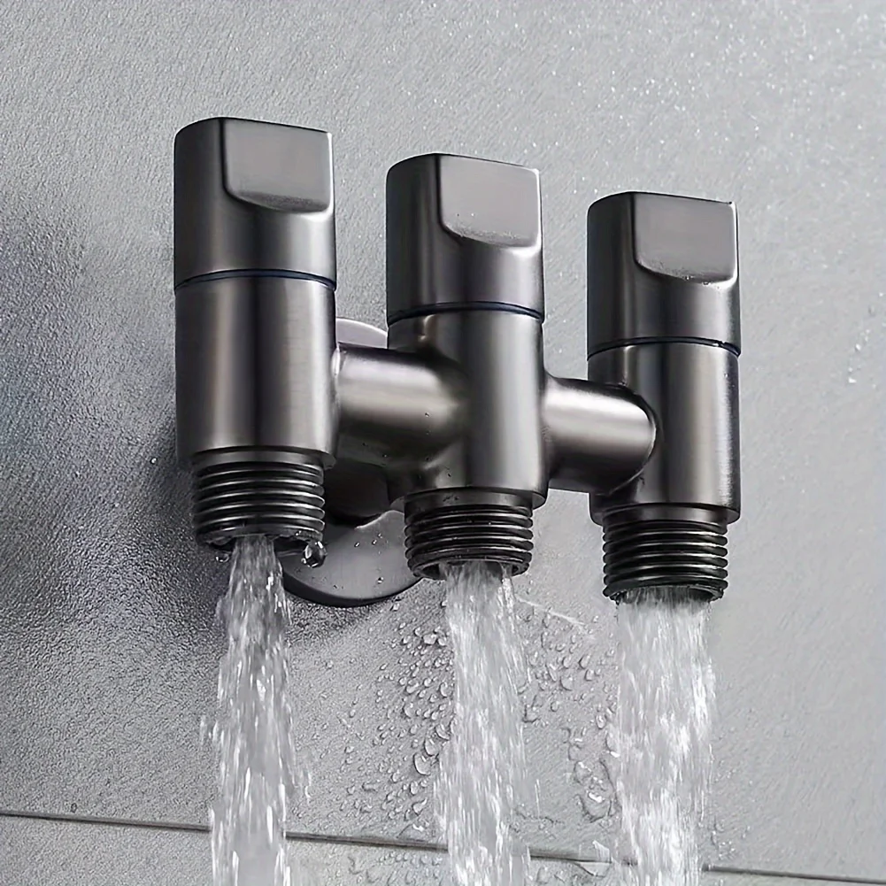 Three Hole Faucet, a Multifunctional Faucet Suitable for Washing Machines, Sinks, Toilets, and Seats - view 2