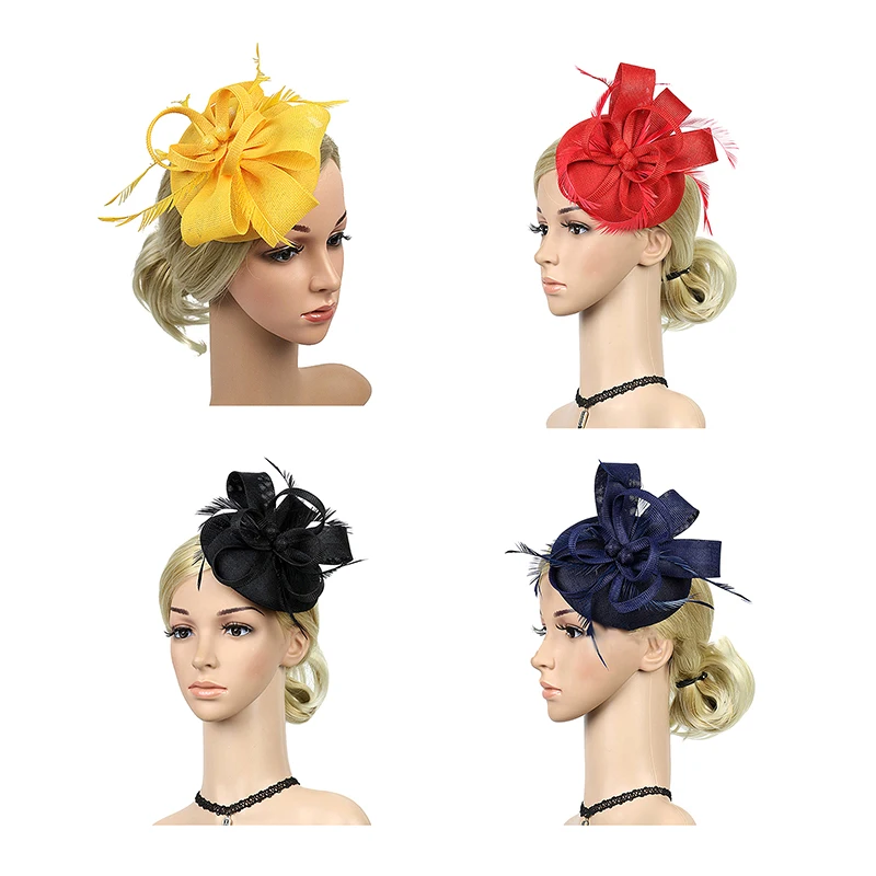 カクテルパーティー ウェディング フェザー ヘアピン;レディースファッショナブルなヘッドピースヘアアクセサリー