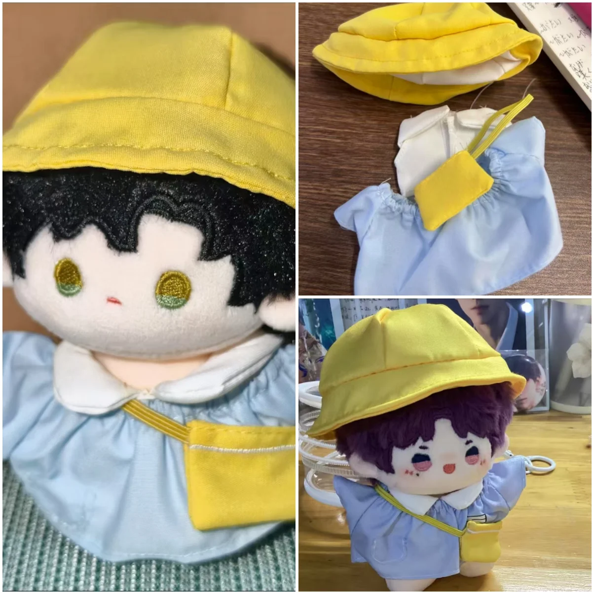 New For 10cm Doll Clothes Kids Toy Love and Deepspace Xavier Zayne Rafayel ralayo Sylus Shirt Shoulder Bag Hat Doll Dress Up