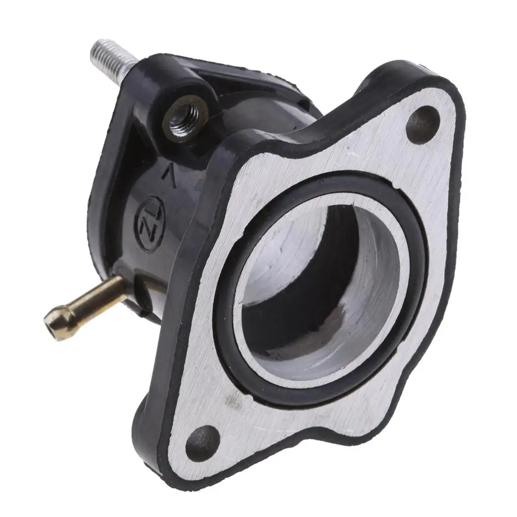 ATV Carburetor Intake Manifold Boot Joint Metal Rubber for 150cc 250cc Quad PIT Trail Bike Equipment