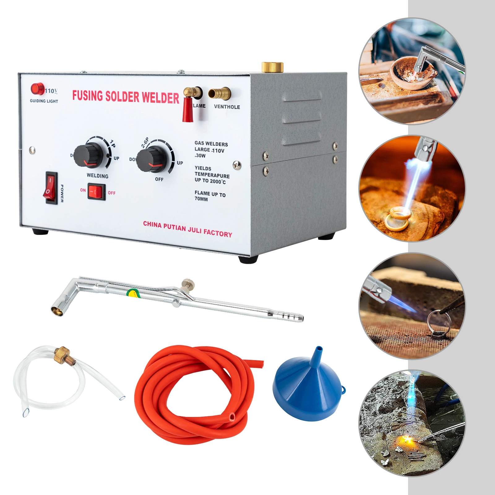 JX5-8 Welding Machine, Large Multi-Function Fusion Welder, Professional Jewelry Welder for Industrial Use