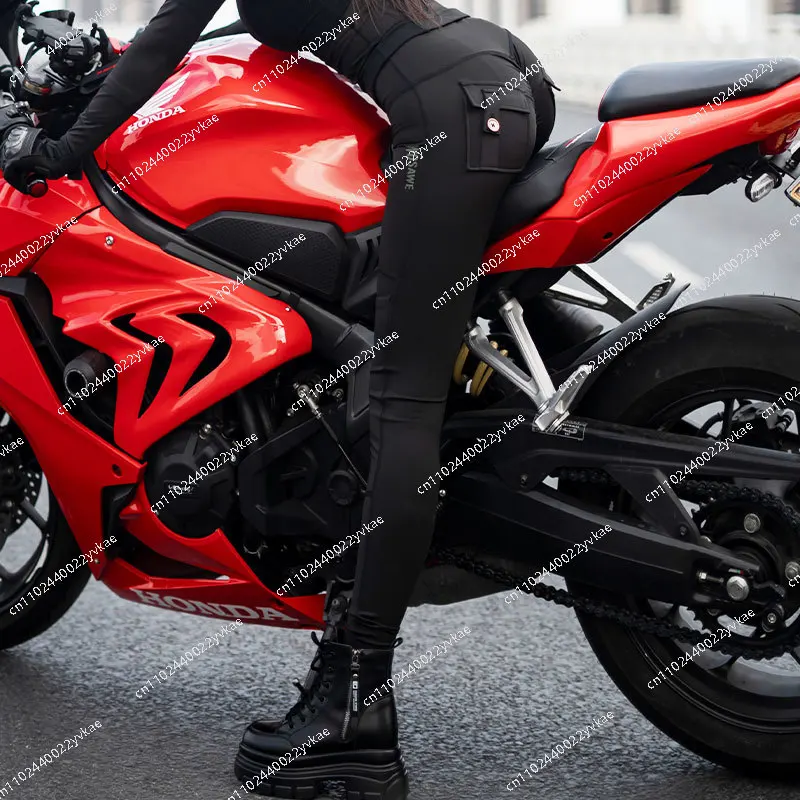

Motorcycle riding pants Women's plastic pants Locomotive anti-drop protective gear Wear equipment inside and outside