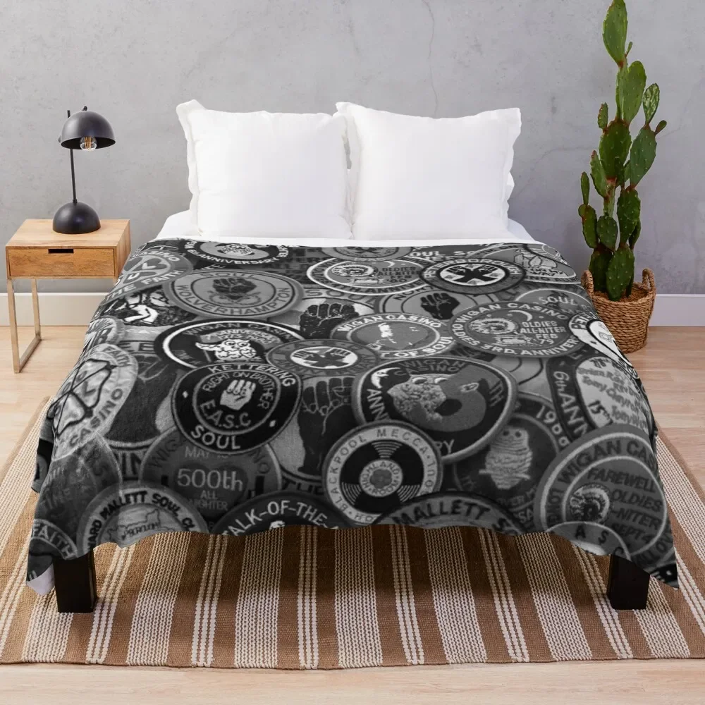 

northern soul memories Throw Blanket Decorative Beds Designers warm for winter wednesday Blankets