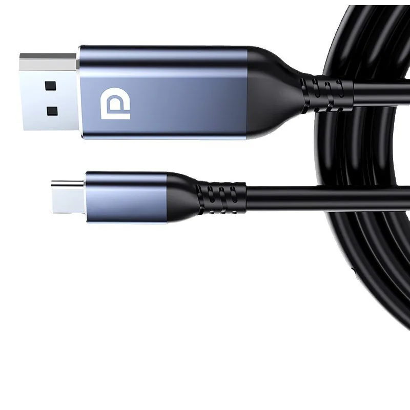 for type-c to for dp 1.2 Adapter Cable for TB3 Devices with 4K60Hz Resolution Support and Dynamic HDR for Immersive Viewing