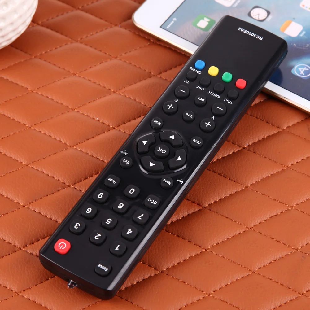 Practical TV Remote Control Battery Powered Portable TV Wireless Controller Replacement Parts Accessories for TCL RC3000E02