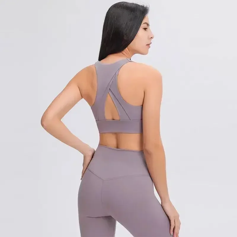 

Lemon Yoga Gym Fitness Sports Bra Crop Top Outdoor Jogging Workout Women's Tube Top Underwear Sportswear Women Clothing