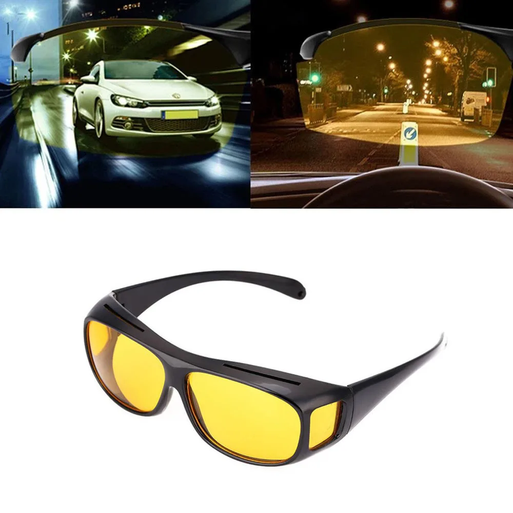 Night Vision Drivers Goggles Interior Accessory Protective Gears Sunglasses Night-Vision Glasses Anti Glare Car Driving Glasses