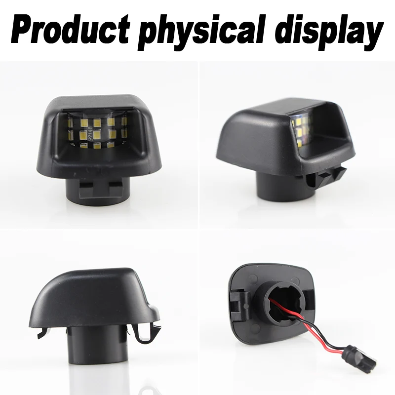 LED License Plate Lights For 2007-2019 Nissan Navara D40 Frontier 26510-ZP50A 26510-EA820 26510-ZP30A 26510-ZJ00A 26510-9FM0A