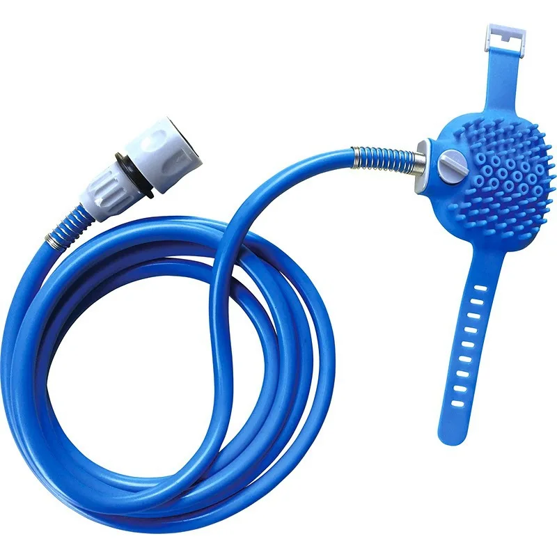Pet Shower Nozzle Silicone Massage Tool Suitable For Indoor And Outdoor Use Multi-functional Cat And Dog Shower Nozzle Massage