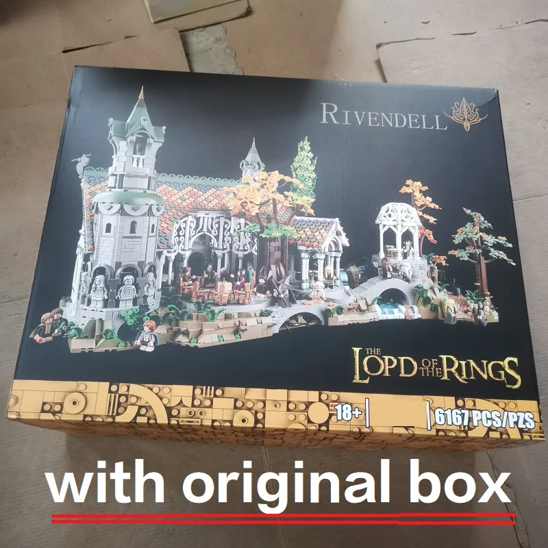 

Original box 6167pcs Series of the Rings Street View Building Blocks Model Compatible 10316 Bricks Toy Kid Gifts Christmas Gifts