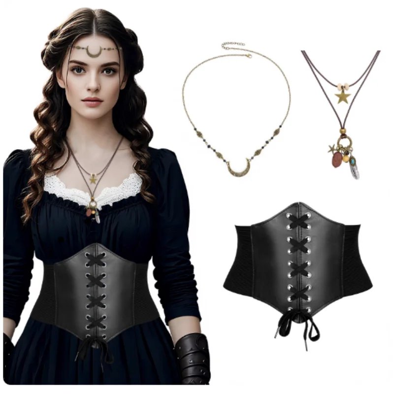 الرجعية الخصر ختم دعوى الخصر سلسلة ريشة قلادة رئيس سلسلة تأثيري حلي الدعائم