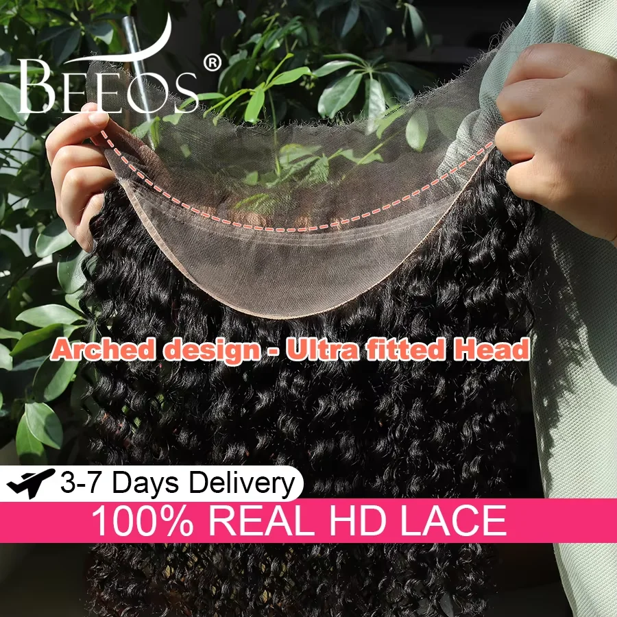 

Water Wave 13x6 HD Прозрачные кружевные фронтальные волосы из расплавкой кожи Невидимые HD кружевные фронтальные только человеческие волосы Вьющиеся волосы Девственные волосы для женщин