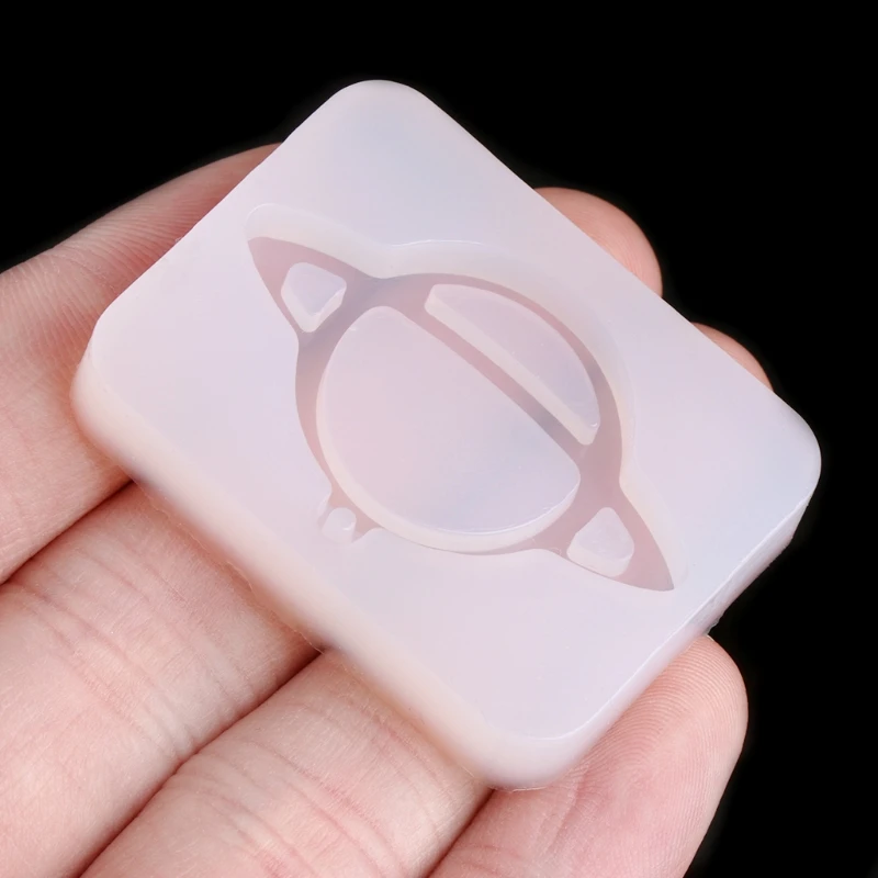 Ngôi Sao Cho Sao Thổ Đồ Trang Trí Vòng Cổ Gương Khuôn Silicon Thích Hợp Cho Nhựa Dính Thủ Công DIY Bông Trang Sức Mặt Dây