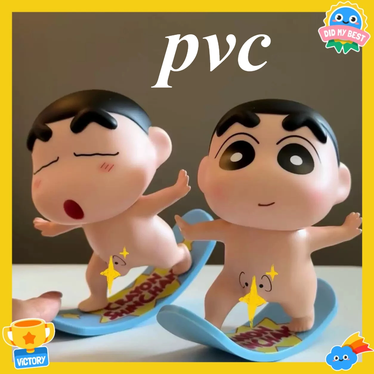 

Kawaii Cute Crayon Shin chan Anime Handmade Mini PVC Cartoon Ornament Desktop Decoration Birthday Gift