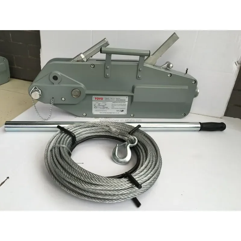 Customizable OEM Industrial Hand Tools for Self-Locking Steel Wire Rope Lever Hoist Portable Manual Lift Puller with Aluminum