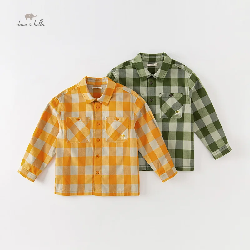 

Dave Bella Children's Shirt Clothes Autumn Boys' Baby Comfortable Fashion Casual Formal Top Outdoor Party DK3237903